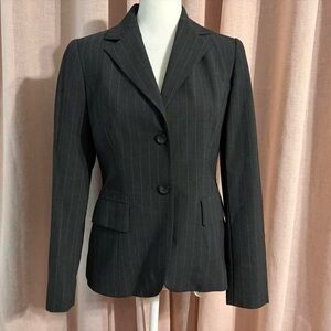 INC Office Y2k Pinstripe Blazer Size 2 Petite